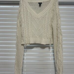 White Winter Sweater